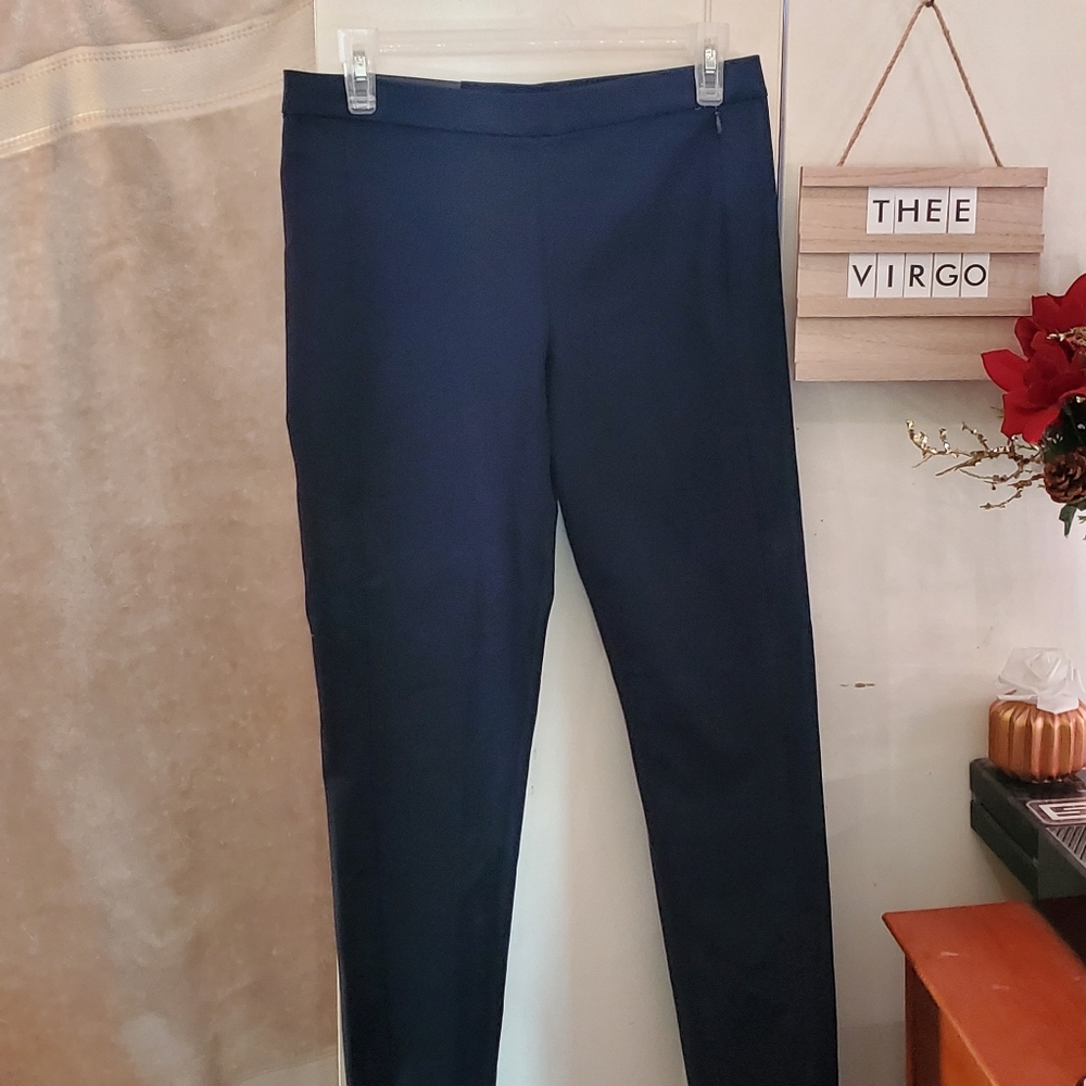 Banana Republic Scuplt Devon Pants Navy Blue